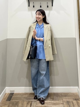 「VELETTO（ベレット）のアイテム」を使った、miyuさん（レディース・154cm）の春コーディネート