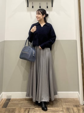 「SNAP_apart by lowrys」｜miyuさん（レディース・154cm）の秋コーディネート