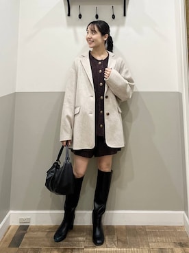 「SNAP_apart by lowrys」｜miyuさん（レディース・154cm）の秋コーディネート