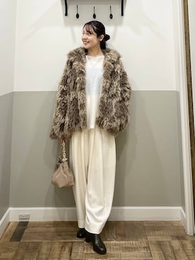 「A part by（アパートバイ）のアイテム」を使った、miyuさん（レディース・154cm）の秋コーディネート