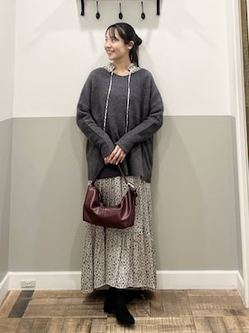 「SNAP_apart by lowrys」｜miyuさん（レディース・154cm）の秋コーディネート