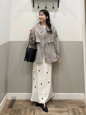 「VELETTO（ベレット）のアイテム」を使った、miyuさん（レディース・154cm）の春コーディネート