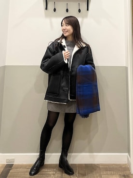 「A part by（アパートバイ）のアイテム」を使った、miyuさん（レディース・154cm）の秋コーディネート