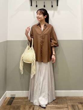 「SNAP_apart by lowrys」｜miyuさん（レディース・154cm）の春コーディネート