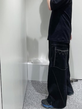 「KIKO KOSTADINOV（キコ コスタディノフ）のアイテム（パンツ）」を使った、微妙さん（メンズ・165cm）の夏コーディネート