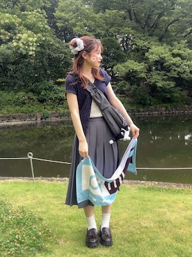 「アイテム（その他シューズ）」を使った、sayoshiさん（レディース・155cm）の秋コーディネート