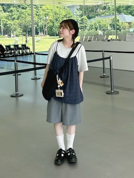 s a k iさん（骨格ナチュラル・レディース・155cm・20代）の夏コーディネート