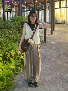 「Heather（ヘザー）のアイテム」を使った、s a k iさん（レディース・155cm）の夏コーディネート