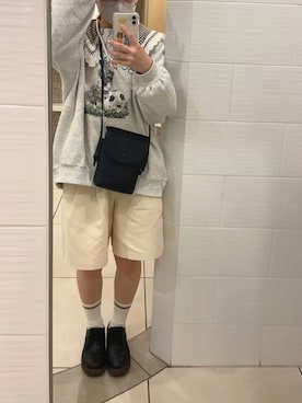 「Scramble（スクランブル）のアイテム」を使った、s a k iさん（レディース・155cm）の秋コーディネート