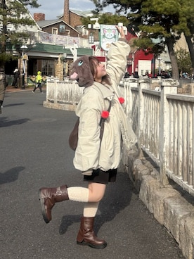 「apres jour clair（アプレジュールクレア）のアイテム」を使った、s a k iさん（レディース・155cm）の春コーディネート