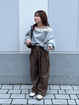 「apres jour clair（アプレジュールクレア）のアイテム」を使った、s a k iさん（レディース・155cm）の春コーディネート