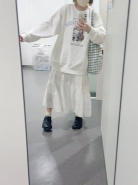 「OLIVE des OLIVE（オリーブデオリーブ）のアイテム（スウェット）」を使った、s a k iさん（レディース・155cm）の夏コーディネート