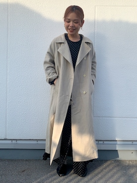 「siiwa（シーワ）のアイテム」を使った、naoさん（レディース・155cm）の秋コーディネート