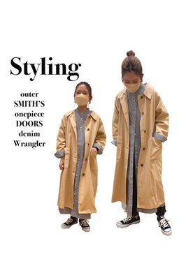 「SMITH'S（スミス）のアイテム（ジャケット/アウター）」を使った、naoさん（レディース・155cm）の冬コーディネート