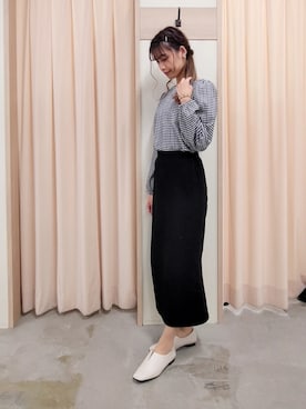 「Te chichi TERRASSE（テチチテラス）のアイテム（その他シューズ）」を使った、ユキさん（レディース・162cm）の春コーディネート