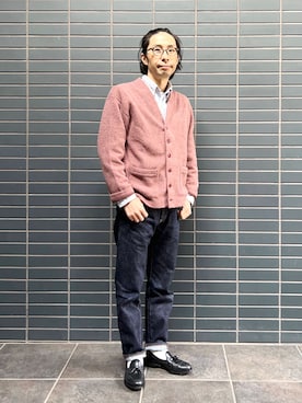 「OMNIGOD（オムニゴッド）のアイテム」を使った、D_MALL 京都さん（メンズ・165cm）の冬コーディネート
