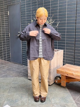 「OMNIGOD（オムニゴッド）のアイテム」を使った、D_MALL 京都さん（レディース・155cm）の夏コーディネート