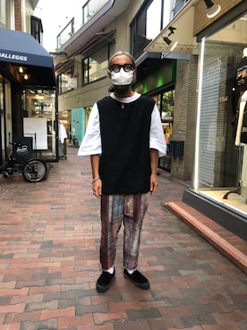 長老さん(メンズ・170cm)の夏コーディネート