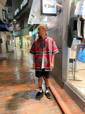 長老さん（メンズ・170cm）の夏コーディネート