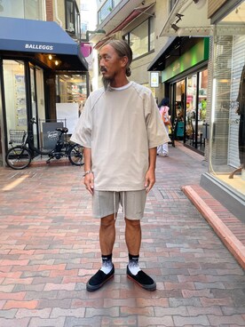 長老さん(メンズ・170cm)の夏コーディネート
