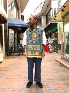 長老さん(メンズ・170cm)の夏コーディネート