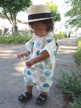 「ごきげんウィーク」｜「アイテム（水着/着物・浴衣）」を使った、aoto*senaさん（キッズ・70cm）の春コーディネート