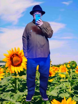 「CA4LA（カシラ）のアイテム」を使った、さとし🐨相互さん（メンズ・160cm）の春コーディネート