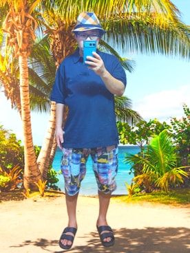 「アイテム（帽子）」を使った、さとし🐨相互さん（メンズ・160cm）の春コーディネート