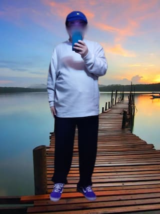 「Champion(チャンピオン)のアイテム(キャップ)」を使った、さとし🐨相互さん(メンズ・160cm)の冬コーディネート