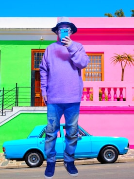 「DSQUARED2（ディースクエアード）のアイテム（パンツ）」を使った、さとし🐨相互さん（メンズ・160cm）の春コーディネート