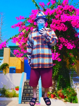 「COMME CA ISM（コムサイズム）のアイテム」を使った、さとし🐨相互さん（メンズ・160cm）の夏コーディネート