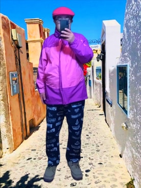 「アイテム（スウェットパンツ）」を使った、さとし🐨相互さん（メンズ・160cm）の冬コーディネート