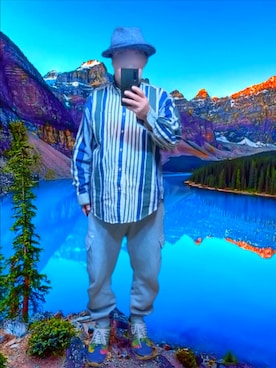 「アイテム（スウェットパンツ）」を使った、さとし🐨相互さん（メンズ・160cm）の秋コーディネート