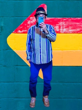 「ゴールド」｜さとし🐨相互さん（メンズ・160cm）の春コーディネート