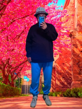 「me+em select（ミームセレクト）のアイテム」を使った、さとし🐨相互さん（メンズ・160cm）の春コーディネート