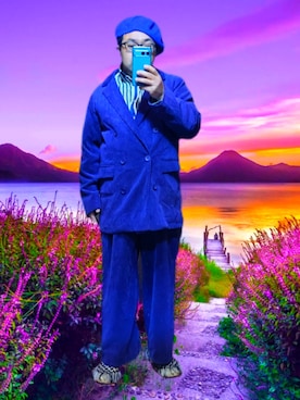 「niko and...（ニコアンド）のアイテム」を使った、さとし🐨相互さん（メンズ・160cm）の春コーディネート