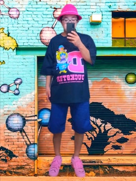 「アイテム（パンツ）」を使った、さとし🐨相互さん（メンズ・160cm）の夏コーディネート