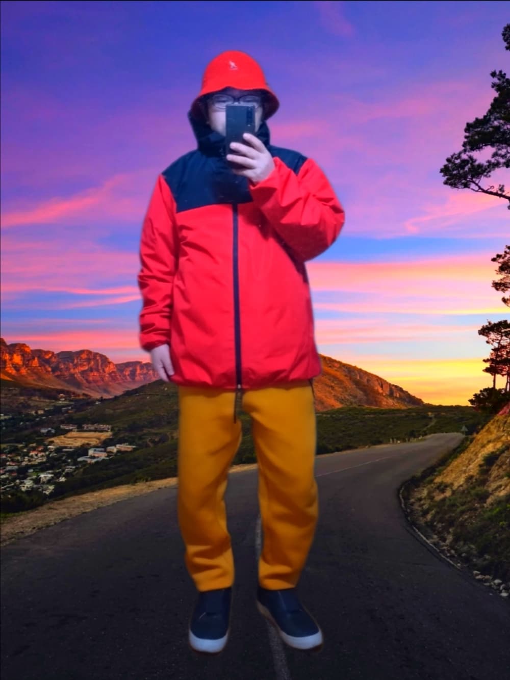 ã¬ããç³»ã®ããŠã³ãã³ããŒã«ãŒãã€ãšããŒç³»ã®ãã³ãããã©ãã¯ç³»ã®ã¹ããŒã«ãŒãççšããã¡ã³ãºã®å¬ã³ãŒãã£ããŒãã®1æç®ã®åç