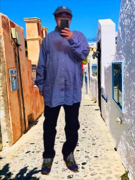 「アイテム（チノパンツ）」を使った、さとし🐨相互さん（メンズ・160cm）の秋コーディネート