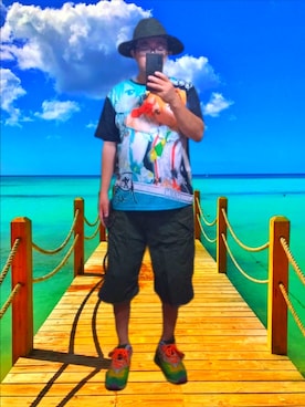 「アイテム（シューズ）」を使った、さとし🐨相互さん（メンズ・160cm）の夏コーディネート