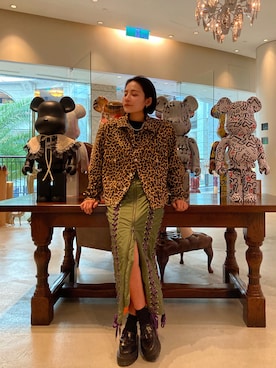 「G.V.G.V.（ジーヴィージーヴィー）のアイテム」を使った、Yuhoさん（レディース・153cm）の冬コーディネート