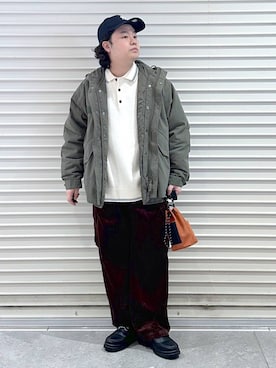 「アイテム（ニット/セーター）」を使った、いしかわさん（メンズ・168cm・30代）の冬コーディネート