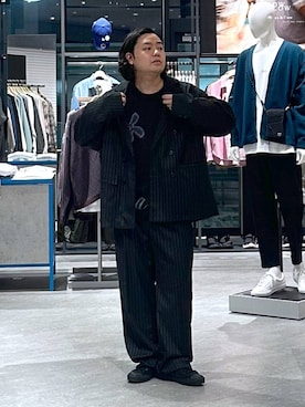 「RAGEBLUE（レイジブルー）のアイテム」を使った、いしかわさん（メンズ・168cm）の秋コーディネート