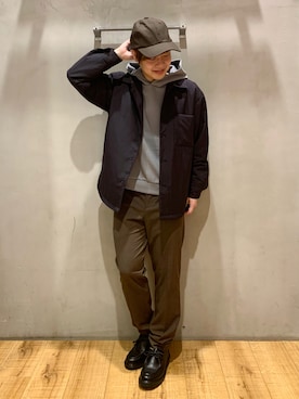 「GLOBAL WORK（グローバルワーク）のAirCushion エアクッションパーカー長袖/219352（パーカー）」を使った、いしかわさん（メンズ・168cm）の秋コーディネート