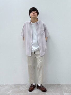 「グローバルワークいしかわコーデ」｜いしかわさん（メンズ・168cm）の夏コーディネート