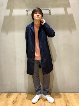 Global Work グローバルワークのステンカラーコートコーディネート Zozotown