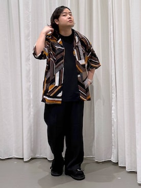 「GLOBAL WORK（グローバルワーク）のアイテム」を使った、いしかわさん（メンズ・168cm）の夏コーディネート