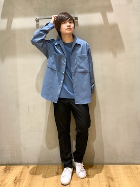 「ニコアンド」｜「アイテム（その他）」を使った、いしかわさん（メンズ・168cm）の春コーディネート