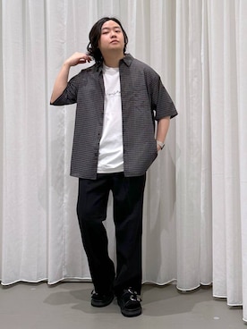 「アイテム（シャツ/ブラウス）」を使った、いしかわさん（メンズ・168cm・30代）の夏コーディネート