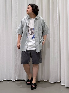「アイテム（サンダル）」を使った、いしかわさん（メンズ・168cm・30代）の夏コーディネート